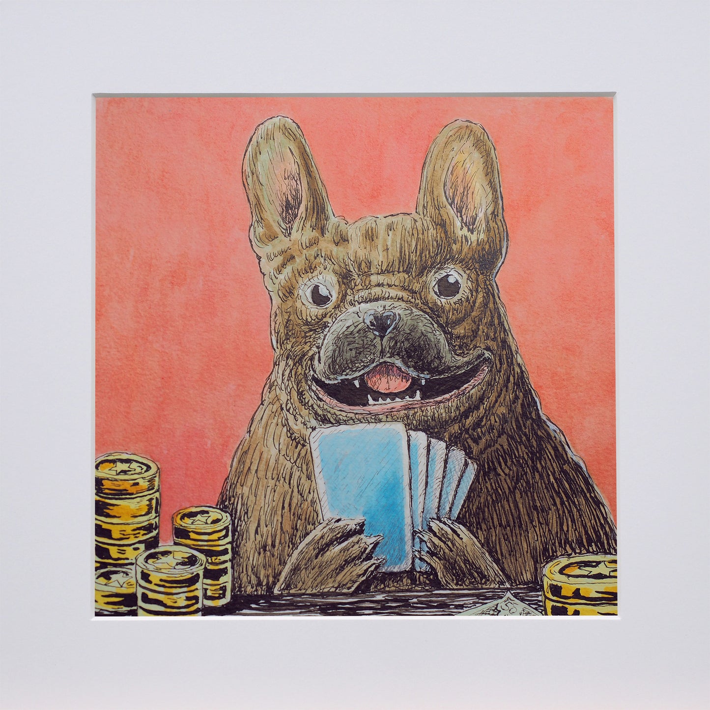 pokernder Mops