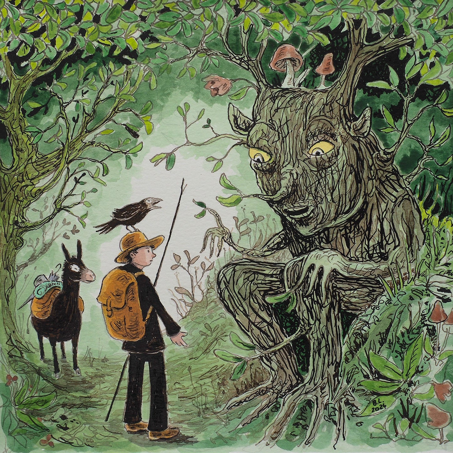 Begegnung im Wald