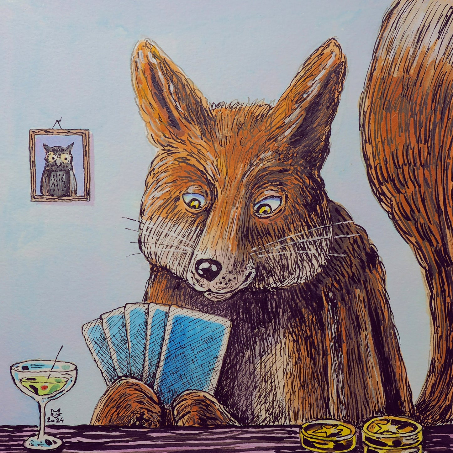 pokernder Fuchs