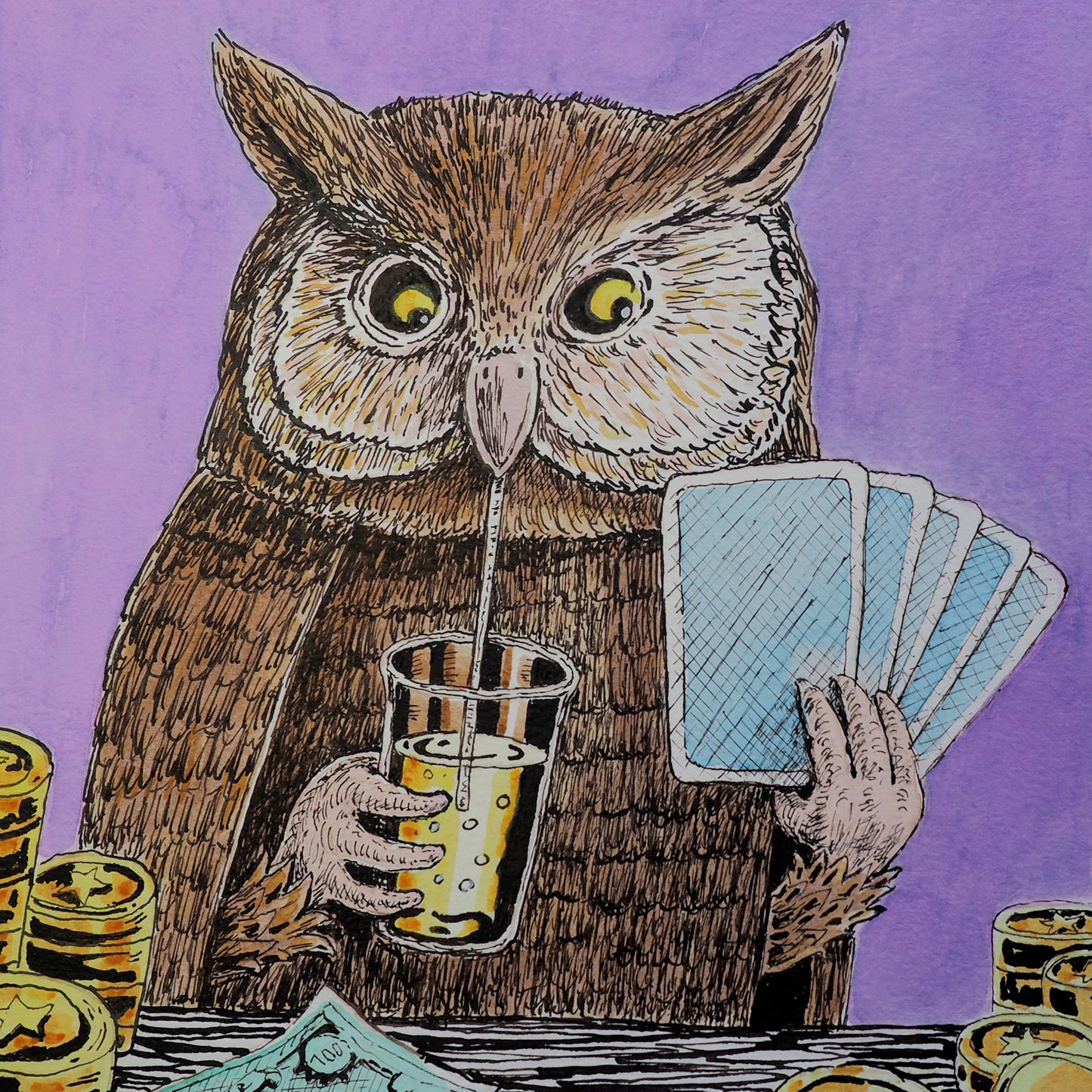 pokernder Uhu