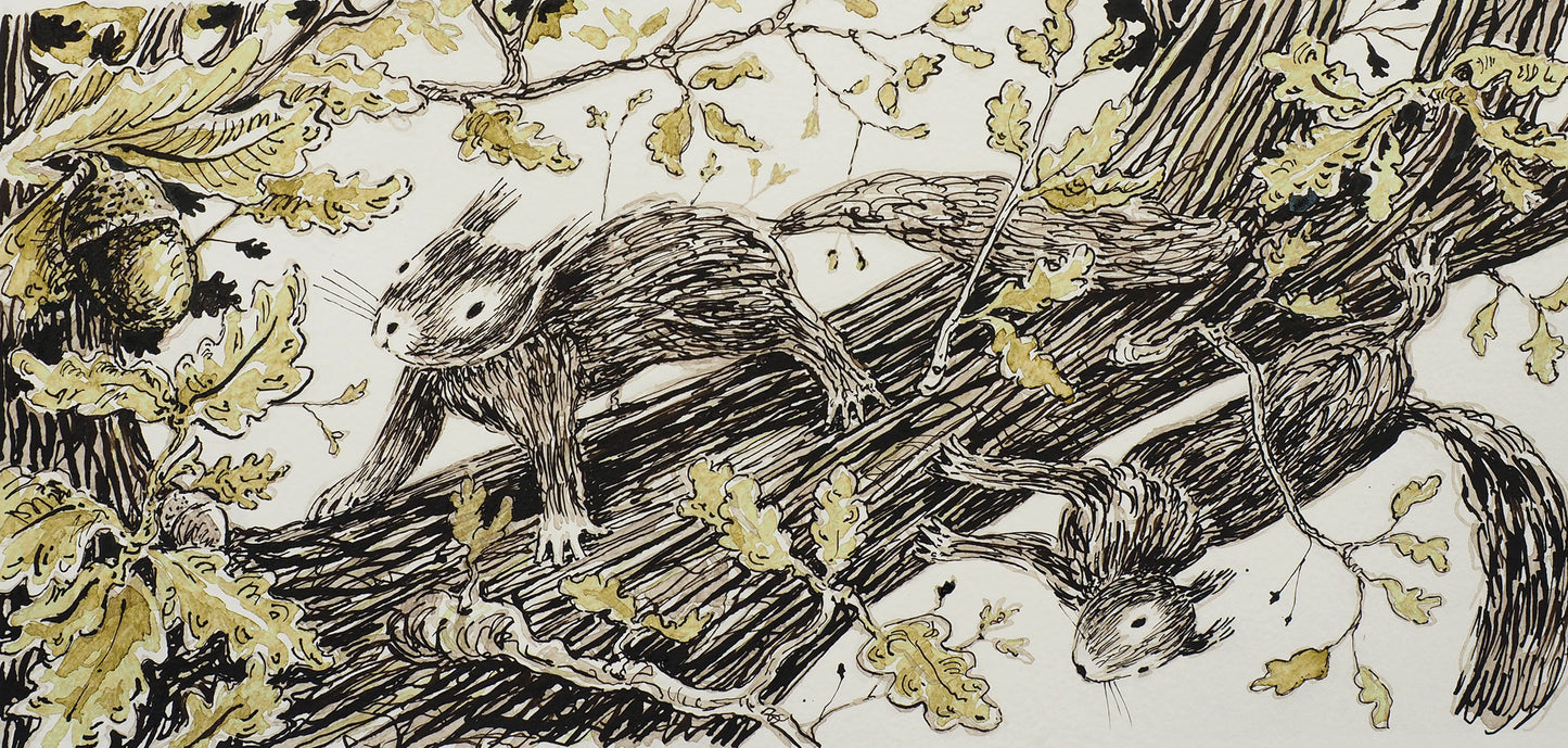 die zwei Eichhörnchen (verkauft)
