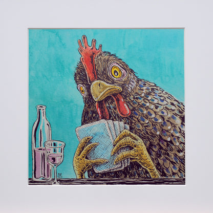 pokerndes Huhn