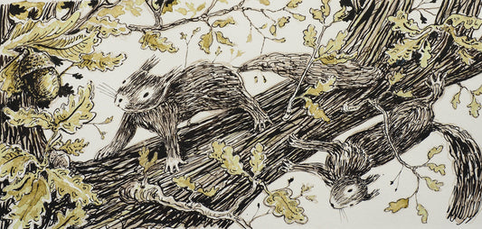 die zwei Eichhörnchen (verkauft)